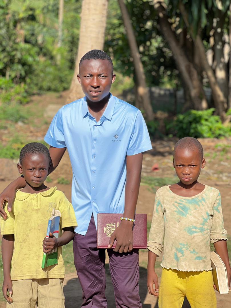 Children studying at HappyKids learning center